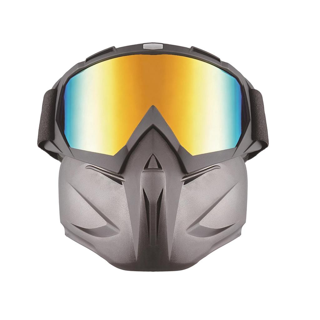 Retro Harley Windproof Motorcycle Goggles: Off-Road Riding One-Piece Mask Glasses