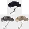 Wide Brim Fisherman Hat For Men Women Sun Protection Breathable Outdoor Summer Accessory