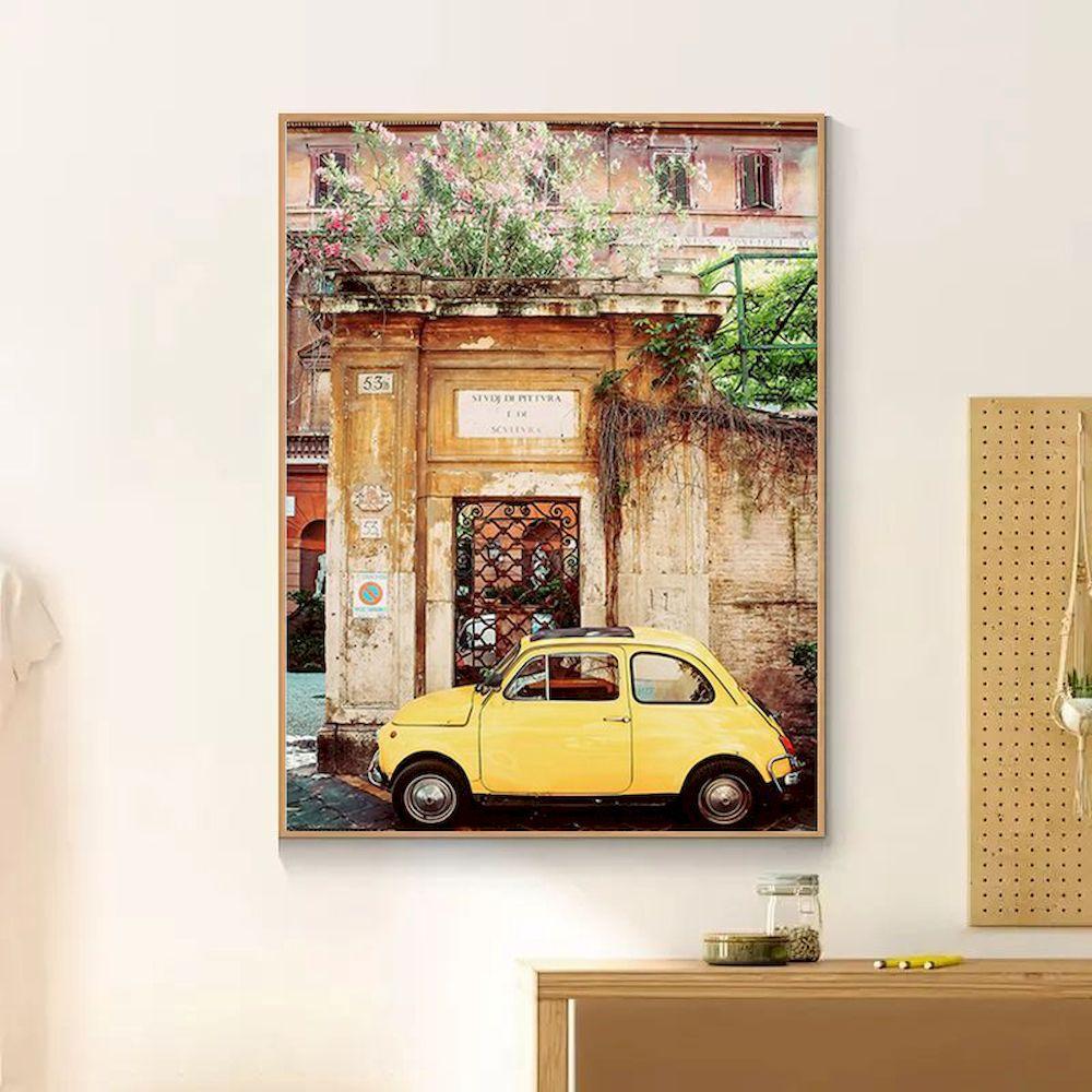 CHENISTORY DIY Malen nach Zahlen Handgemaltes Ölgemälde Stadtlandschaft Bild Malerei Zeichnung auf Leinwand Heimdeko Kunst Geschenk
