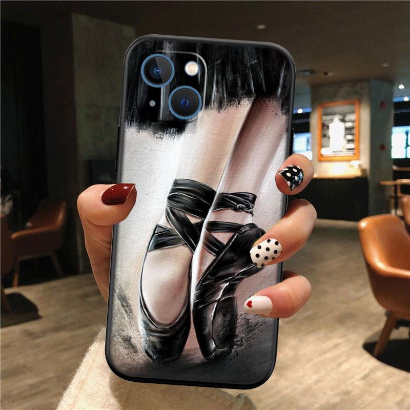 IK11 Scarpe da Punta da Balletto Ballerina Nuova Custodia per Telefono Guscio di Lusso per iPhone SE X XS XR 16E 17 11 Pro Max 8 7 6 6s Plus Air