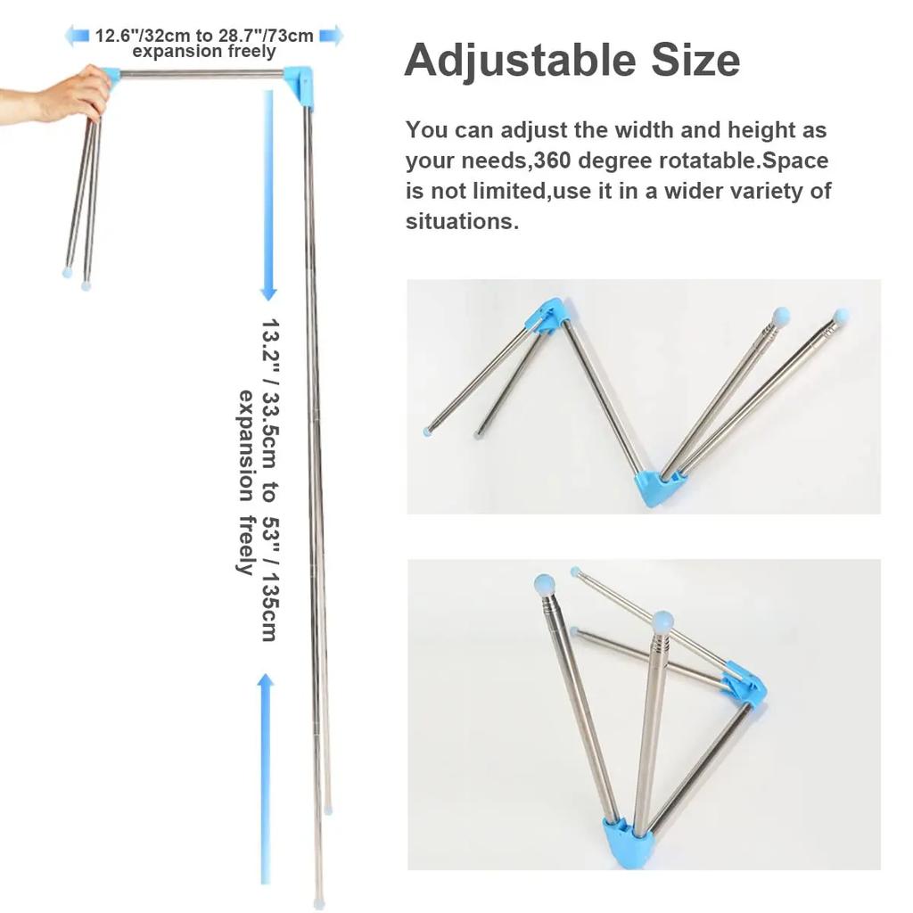 Travel Garment Drying Rack Stand,Foldable Clothing Hanger for Baby Laundry,Space Saving,Mini Hanging Coat Holder for Dry Clothes
