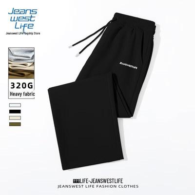 JEANSWEST LIFE Men's Casual Straight-Leg Pants
