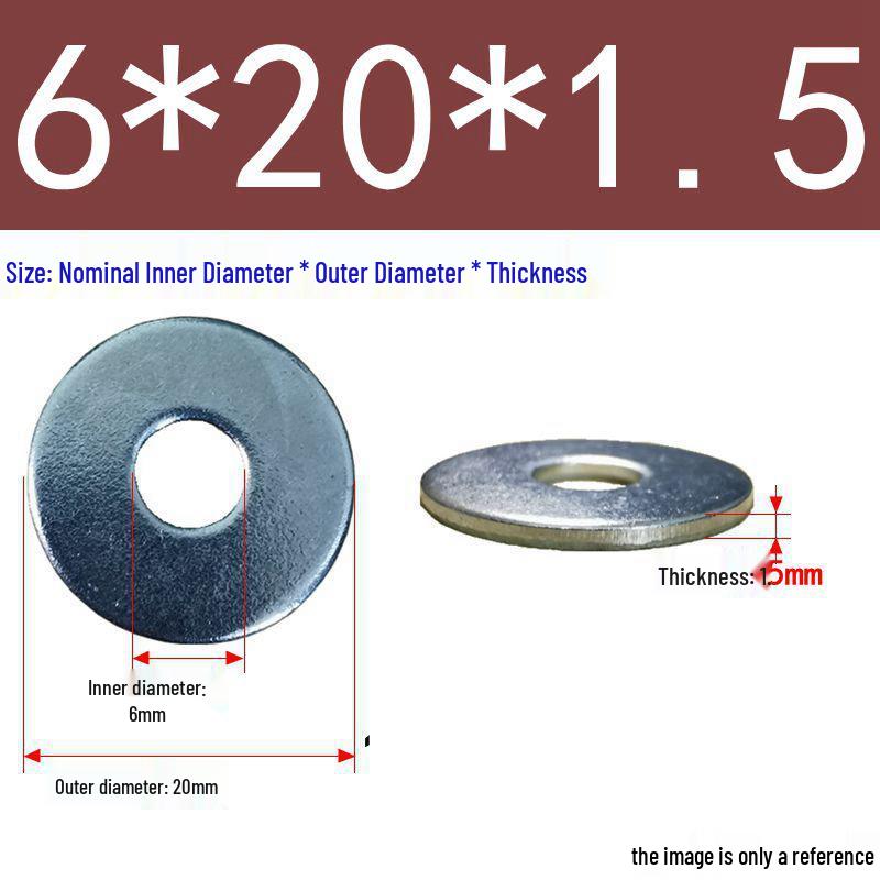 Galvanized Flat Metal Washer Spacer M3-M60