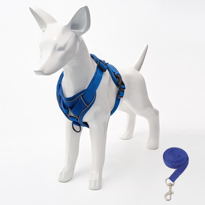 Adjustable Anti-Breakaway Pet Harness and Leash Set for Dogs and Cats