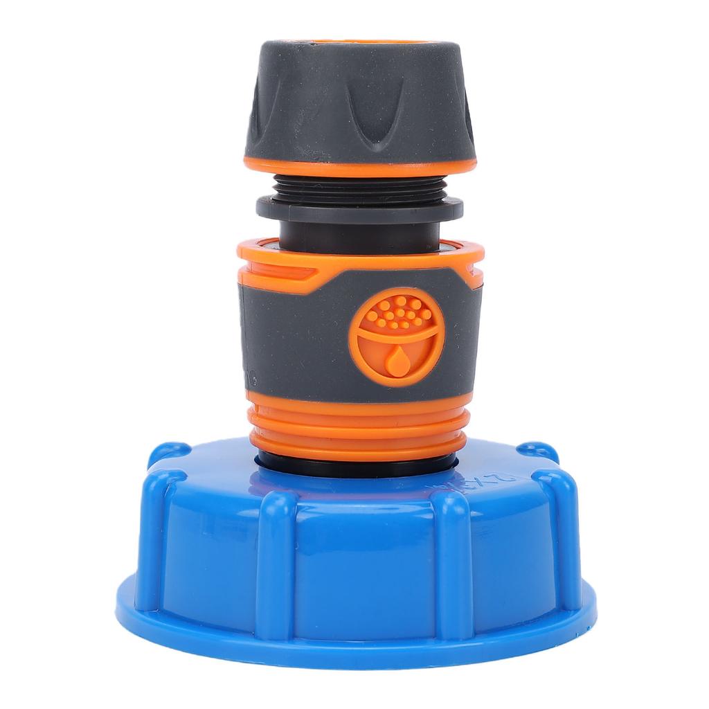 Quick Connect RV Water Fill Inlet S60x6 Coarse Thread Water Tank Filler Adapter with Hose Quick Connector for RV