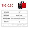 TIG/MMA-250 Naishunjia Multifunctional Digital Argon Arc Welder