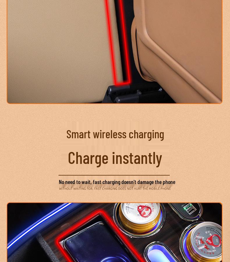 Ideal ONE Rear Armrest Box Center Console Storage Modification