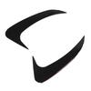 1Pair Rear Bumper Spoiler Gloss Black Stylish Rugged Rear Bumper Air Vent Cover Replacement for Benz EQE‑Class V295 AMG