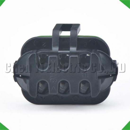 6 Pin Automotive Connectors Low pressure expansion valve of compressor Wire Harness plug 15344052 For GM