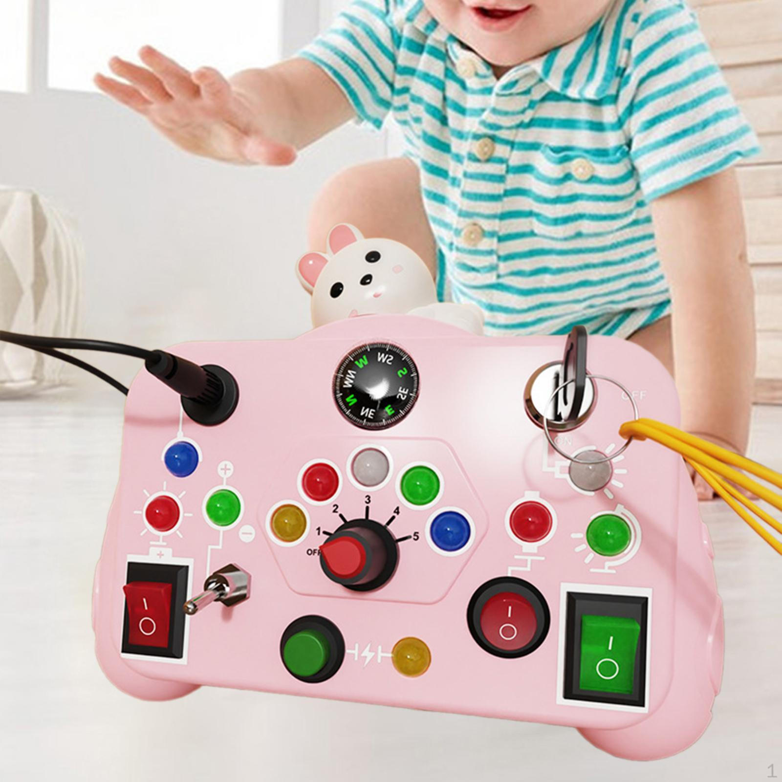 

Светодиодный переключатель, занятая игрушка для рукоделия, образовательная детская головоломка, ранняя сенсорная головоломка для детей rabbit