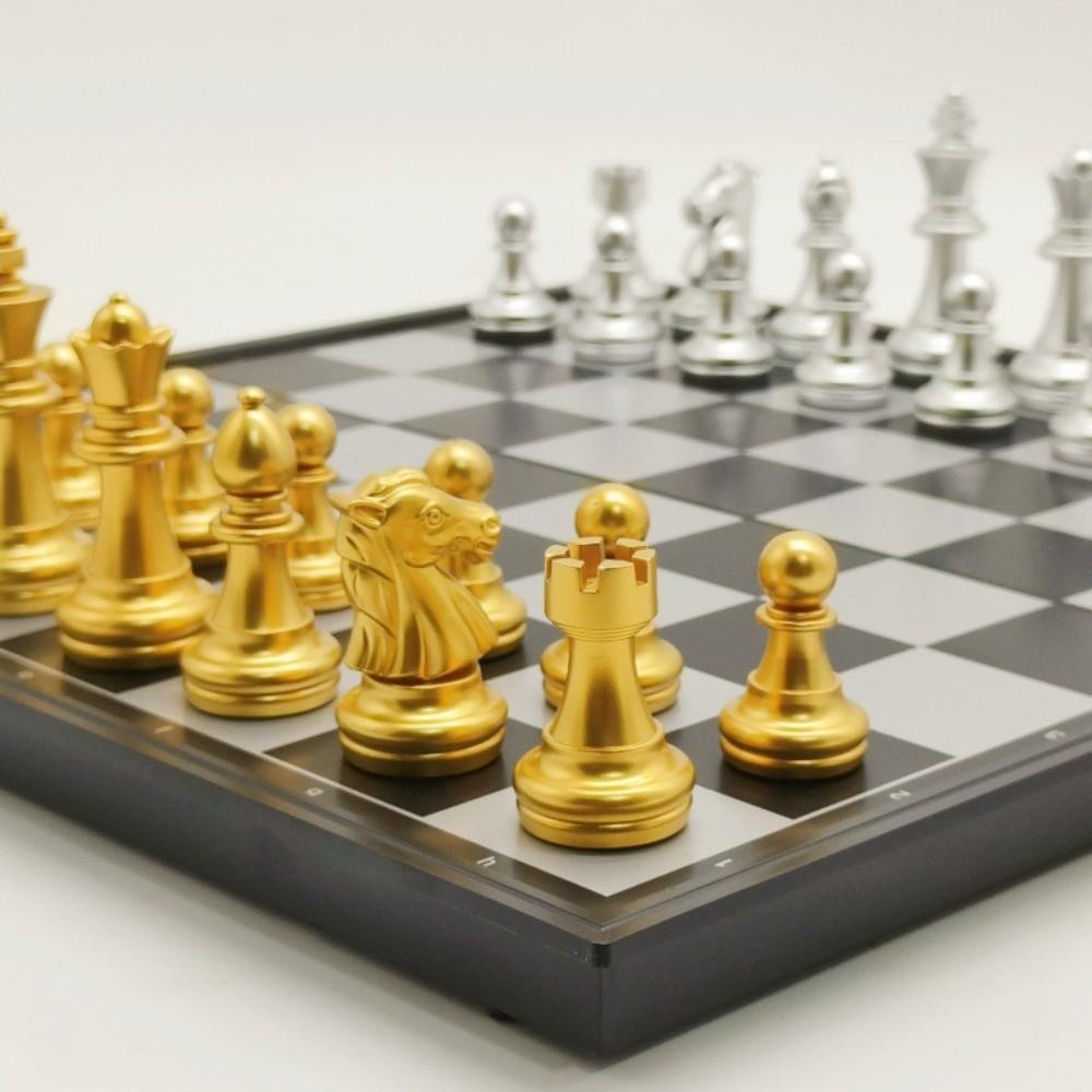 Folding International Chess Magnet English Chess Universal Travel Board Game Set  Desktop