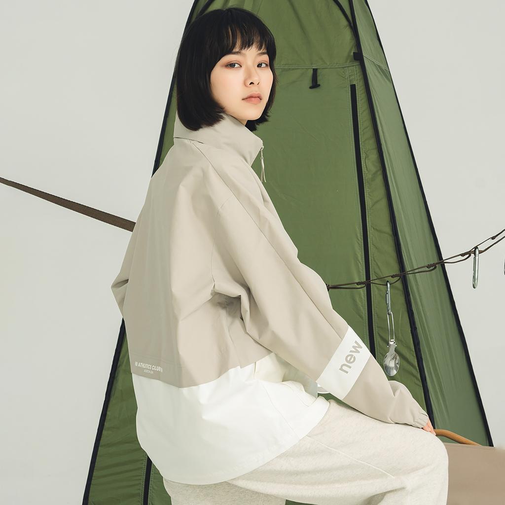 New Balance Lifestyle Jacket Asia Sizing 'Beige White' Unisex 5AD12103-LBE