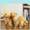 Schattige Cartoon Kameel Pluche Speelgoed Sleutelhanger Zacht Knuffeldier Reisaccessoire