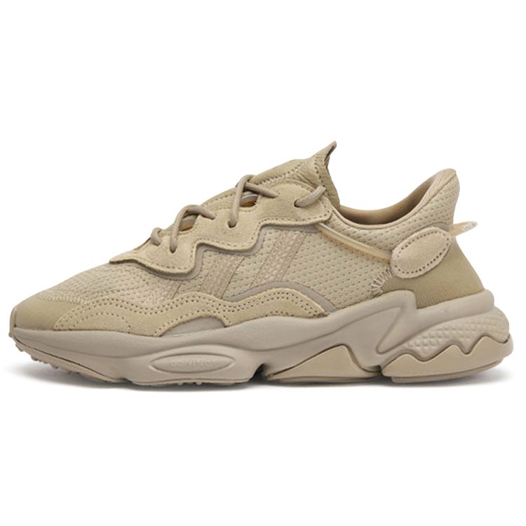 Adidas Originals Ozweego Fabric Sports Shock Absorbing Non-Slip Durable Low-Top Lifestyle Shoes Men Sneaker Brown FZ2656