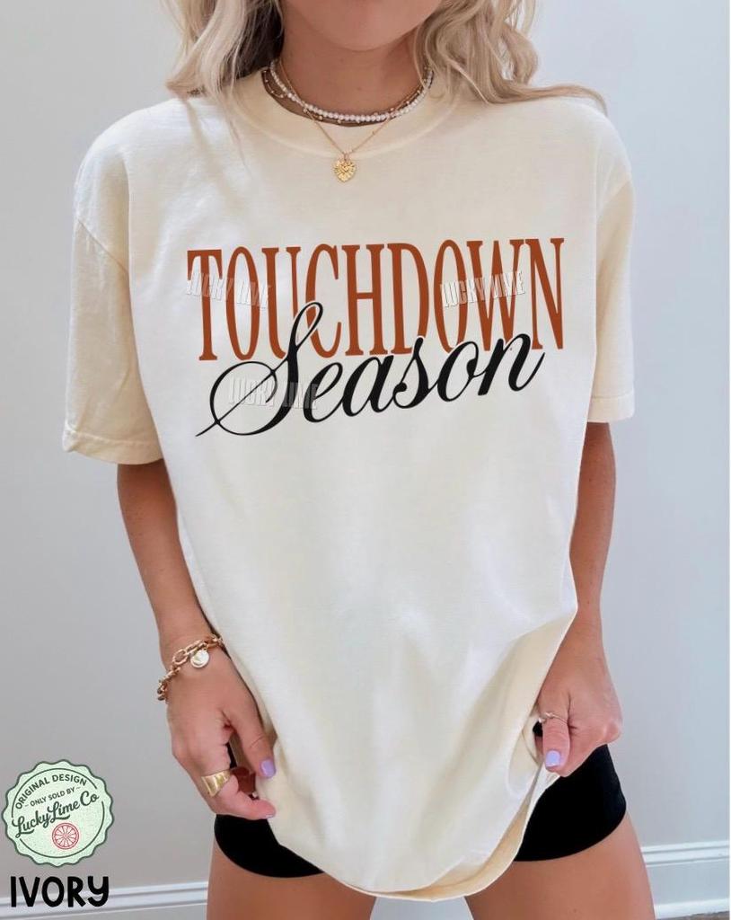 Touchdown Season Shirt, Football Season Shirt, Football Mom Tshirt, Sports Mama Tee, Game Day Shirt for Women