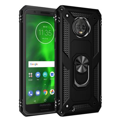 Nárazuvzdorné pouzdro Armor pro Motorola Moto G6 G 6 Odolné Vojenské Ochranné proti pádu Magnetický Držák do auta Prsten Pouzdro Kryt