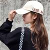 Ricygvm Fashion Letter Baseball Hat For Women Solid Color Peaked Cap Unisex Cotton Casual Duck Tongue Hats Outdoor Sun Visors