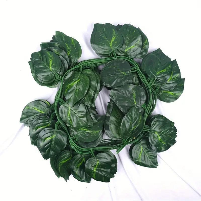 Fake Vines for Room Artificial Ivy Garland Hanging Plants Faux Greenery Leaves Bedroom  Aesthetic for Wall Wedding Party Decor
