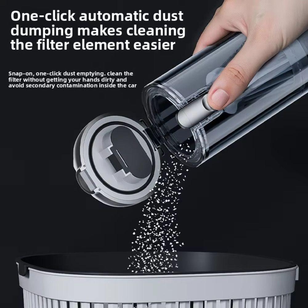 Type-C Rechargeable Vacuum Cleaner High Power Handheld Vacuum Cleaner Car Vacuum  Desktop Cleaning