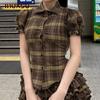 Women's Fashion Casual  Sleeve POLO Neck Blouses & Shirts