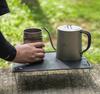Boundless Voyage Titanium Coffee Dripper, No Paper Filters Needed, Coffee Filter Holder, 1-4 Cup Capacity, Paperless Coffee Drip, Mesh Filter, Lightwe