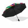 1pc Kaleidoscope Automatic Folding Umbrella - Portable Collapsible, 8-Rib Durable Frame, Perfect for Outdoor Use,  yy251218098