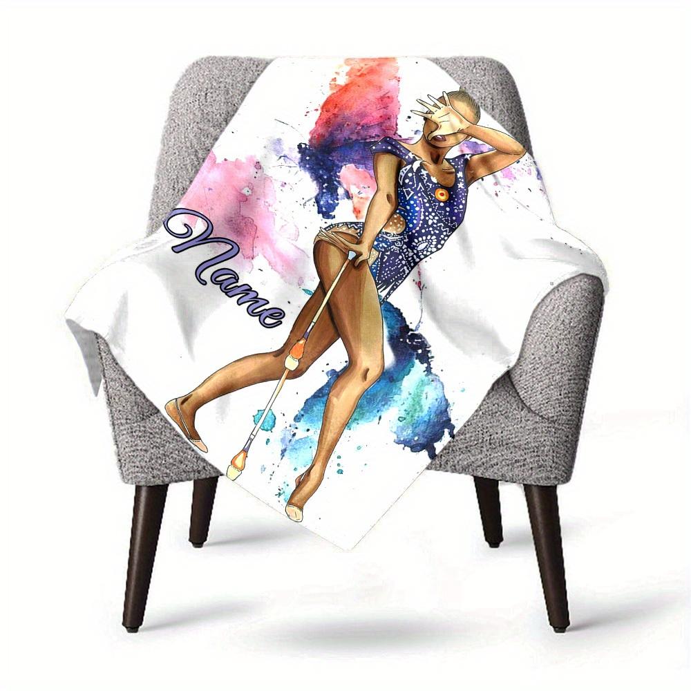Rhythmic Gymnastics Home Customization Blankets Comfortable Soft Lightweight Multiseasonal Blanket For Picnics Sofas Offices Beds Living Rooms Perfect