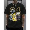 Popular Classic Apparel For Kobe Fans 100 Cotton Loose Fit Printed Crew Neck Unisex Shortsleeve Tshirt European And American