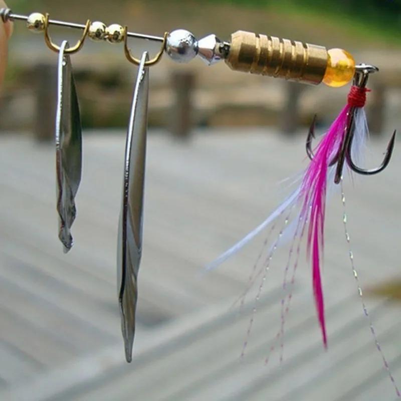 FLYSAND Noise Sequins Spinner Baits Metal Fishing Lure Spoons Paillette Artificial Lures