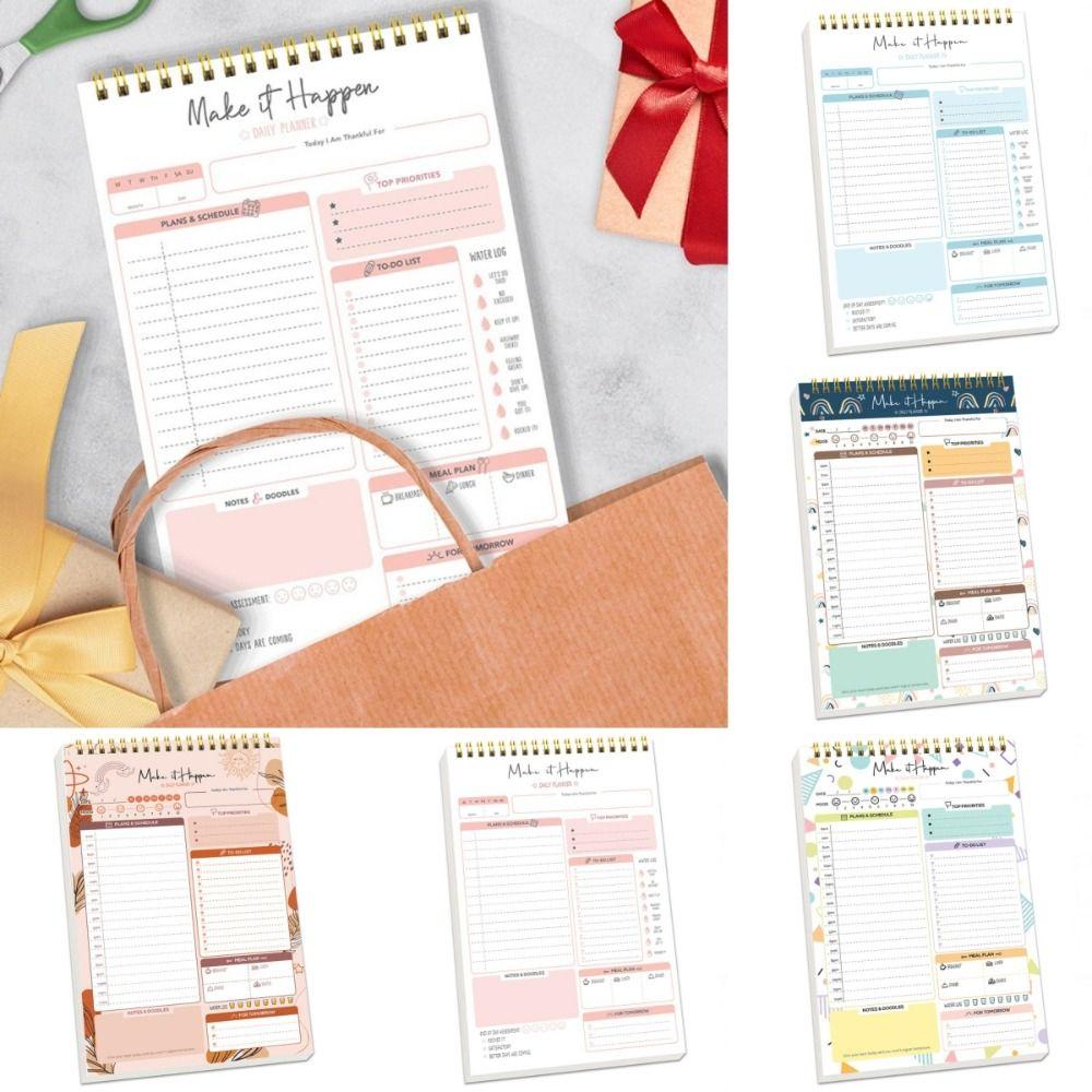 

A5 Size Notepad 52 Daily Weekly Planner 2025 Schedule Organizer for Students D