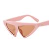 Private Label Sunglasses Women Lunettes De Soleil Concave Logo Promotion Fashion Women Small Triangle Rivet Sunglasses