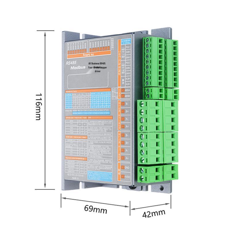 RS485 EtherCAT Stepper Driver: 1-to-2/1-to-4, 28/42/57/86mm, Open/Closed-Loop