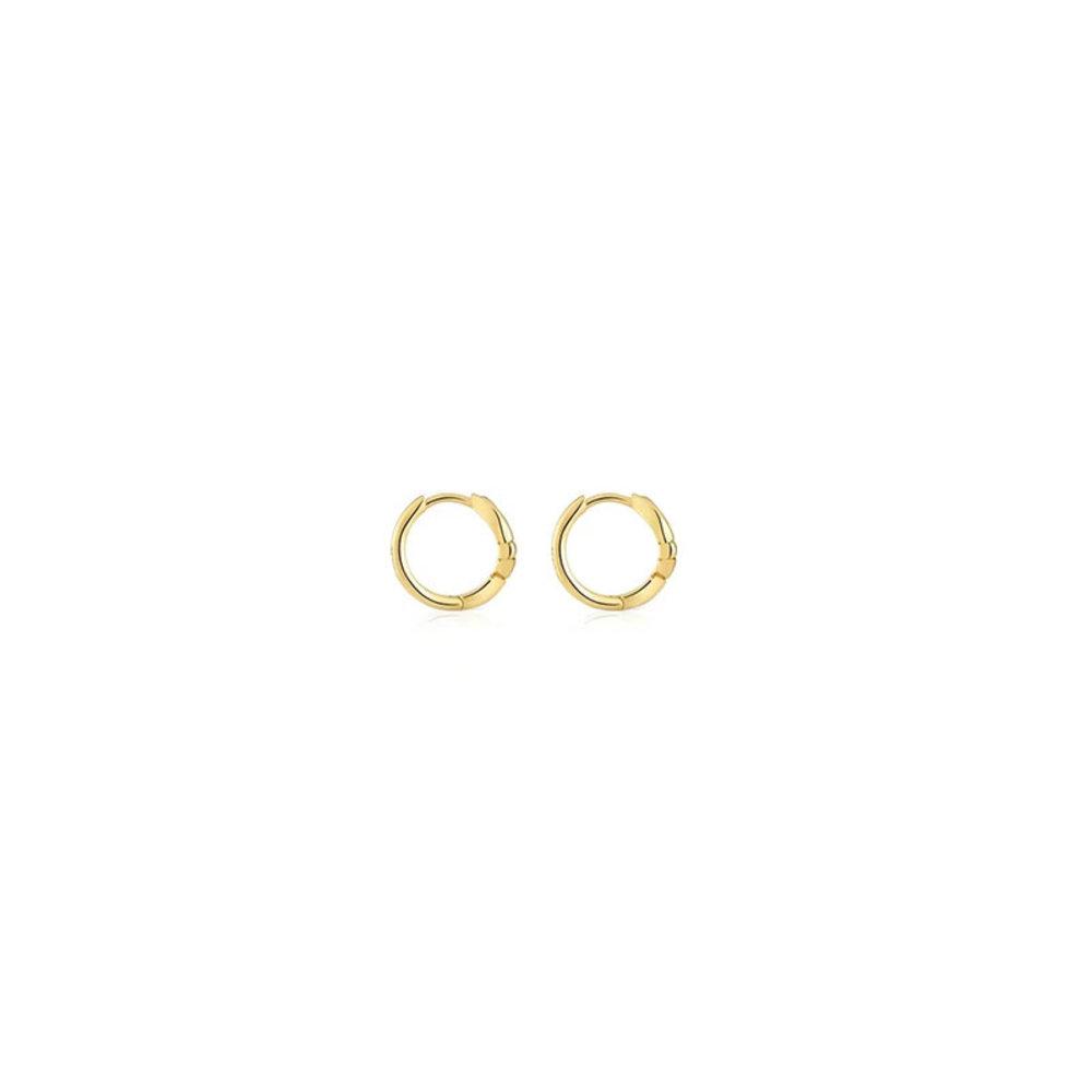 Toss Manifesto Hoop Earrings, 18K Gold Plated / Manifesto Hoop Earrings / Earrings / 1004094800