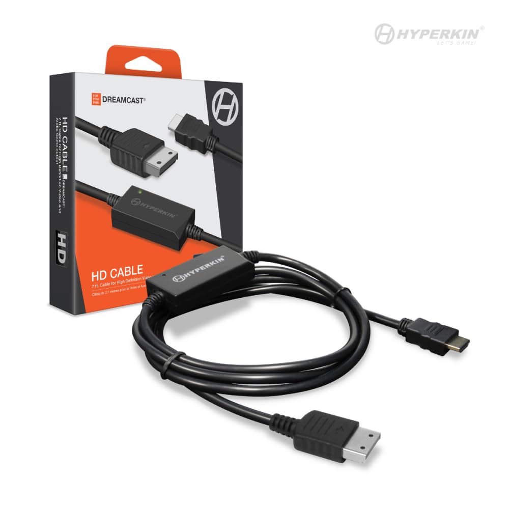 HYPERKIN HD Cable for Dreamcast / HD cable for Dreamcast / Converter and cable for connecting Dreamcast to HDMI