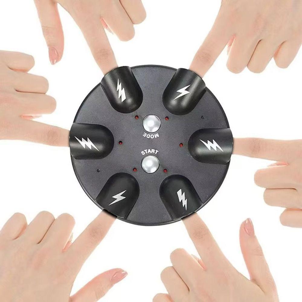 Interesting Electric Shock Finger Game Funny Electric Shocking Roulette  Micro Polygraph
