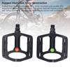 1 Pair Mountain Cycle Pedal Aluminum Alloy Non Slip Stable Flat Platform Pedal Replacement