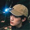With Metal Hat Clip Mini LED Keychain 6 Modes Thumb Size Mini Keychain Flashlight  Outdoor