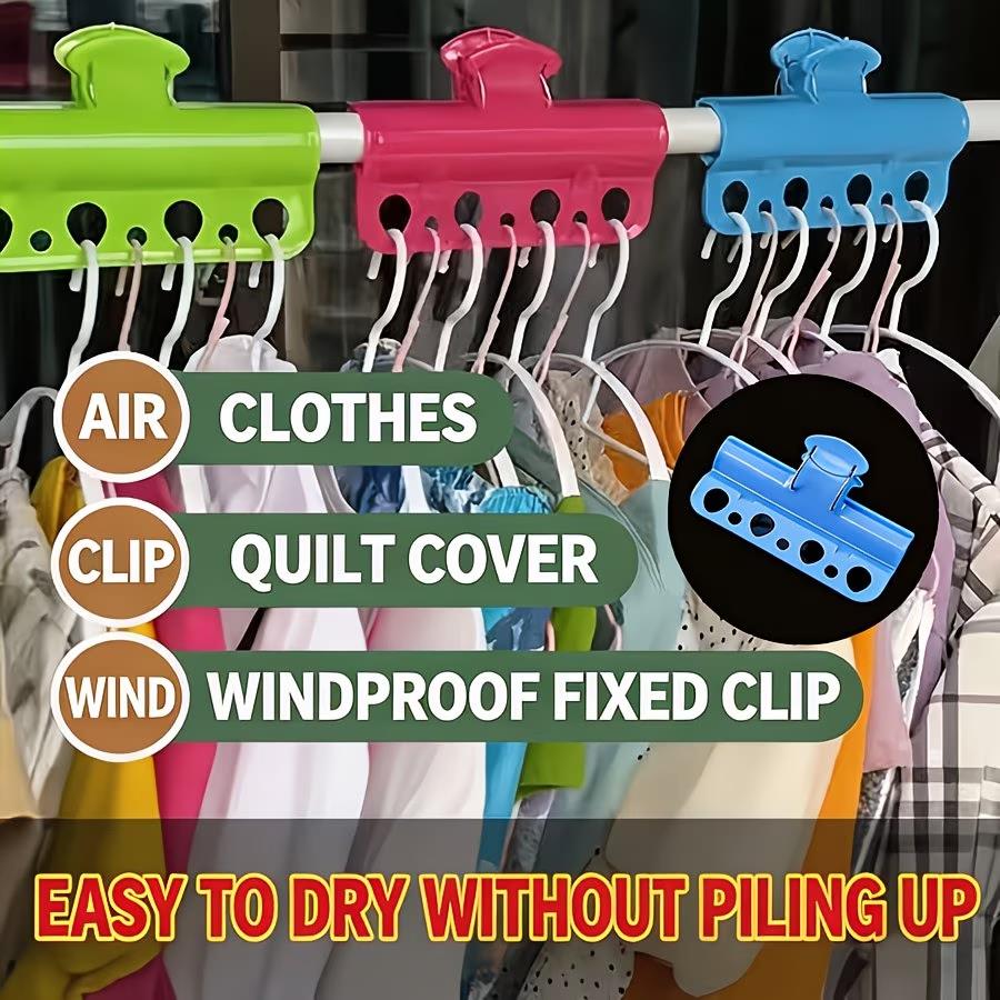 2pcs Large Windproof Clothespins – Widened Design, for Quilts, Laundry, Balcony, Prevents Blow-Away