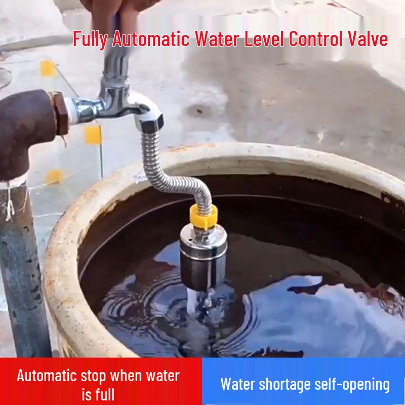 304 Stainless Steel Auto-Stop Water Float Valve for Tank Level Control