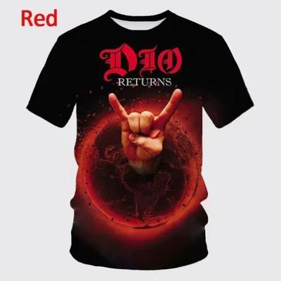 New Popular Heavy Metal Rock Band 3D Digital Printing Men's T-shirt Hip-hop Street T-shirt