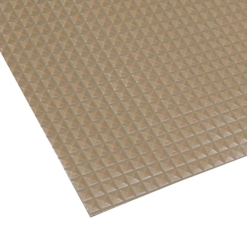 Dulton Protective Mat Vinyl Sheet 45 x 150 cm S Beige Pyramid PVC Floor Kitchen Cupboard Drawer 2mm Thick PYRAMID RUNNER MAT S COYOTE Anti-Slip
