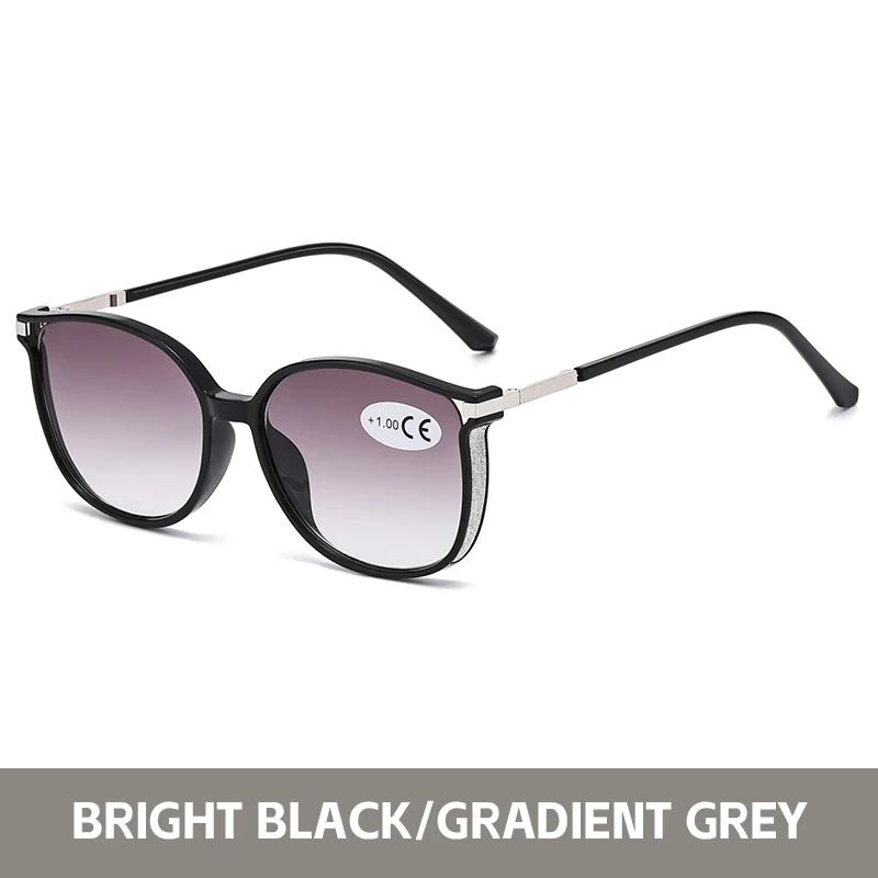 Women s Reading Presbyopia Eyeglasses 0 To 4.0 Large Glasses Frame Sun Glasses Presbyopia Eyeglasses That Can Be Used As Sun Glasses Multi Functional 0