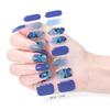 16Tips Sparkly Semi Cured Gel Nail Strips Shining Butterfly Long Lasting Self-Adhesive Gel Nail Wraps Full Cover UV Nail Sticker