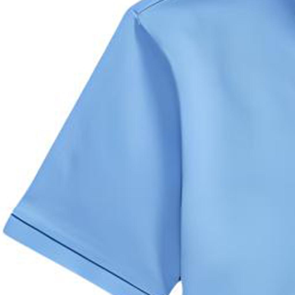 Polo Ralph Lauren Solid Color Small Pony Embroidered Slim Fit Short Sleeve Polo Shirt Men Tops Blue 710541705-201