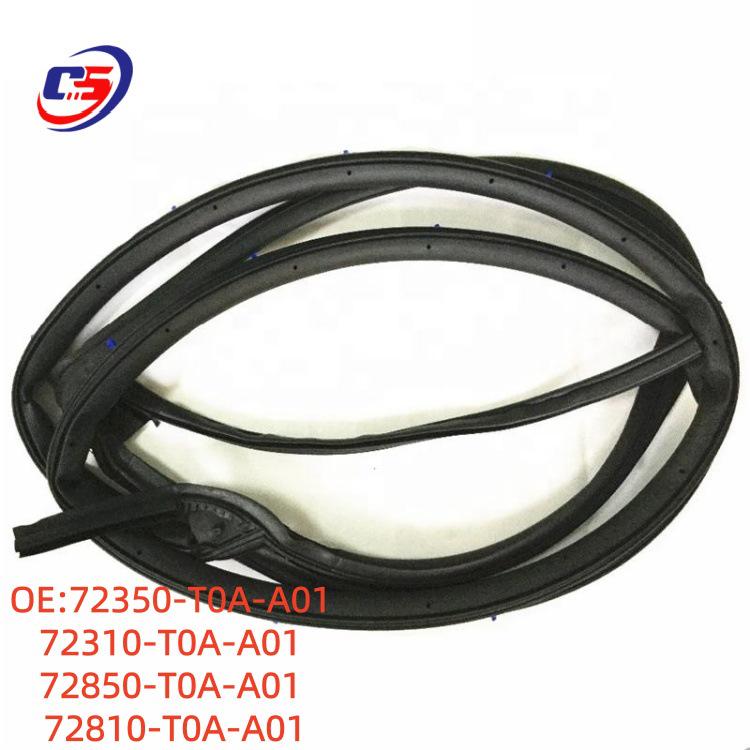 Door Seal Strip for 2012-2014 Honda CRV, Parts 72350-T0A-A01 & 72310-T0A-A01