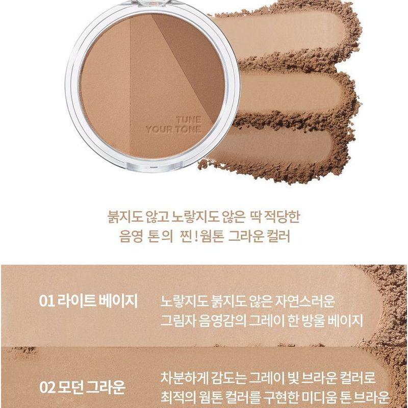 HOLIKA HOLIKA - Tone Tuning Shading Brush Set - 2 Colors