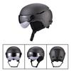 Unisex Ski Helmet Adults Kids With Removable Goggle Lens Windproof Warm Winter Snow Sports Half CE Certified