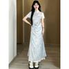 Plus-Size Women's Clothing for Fat Girls, New Chinese-Style National Style Design, Gentle Style Dress, 2026 Summer Fashion Slimming Dress