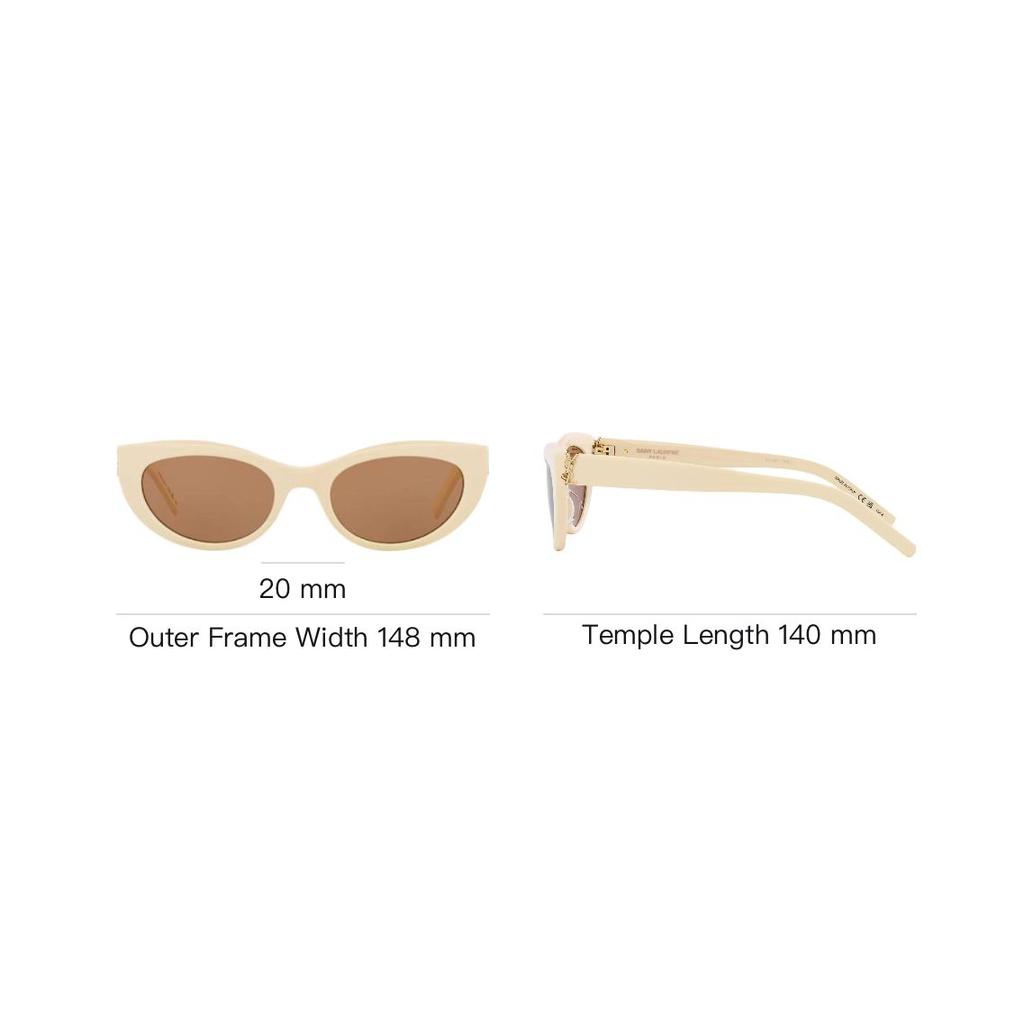Saint Laurent Logo Plastic Cat Eye Sunglasses Women Sunglasses Multicolor 100153270712000