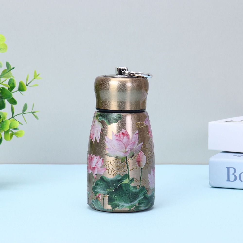 Stainless Steel Water Bottle 300ml Slim Insulated Thermal Water Bottle  Sports
